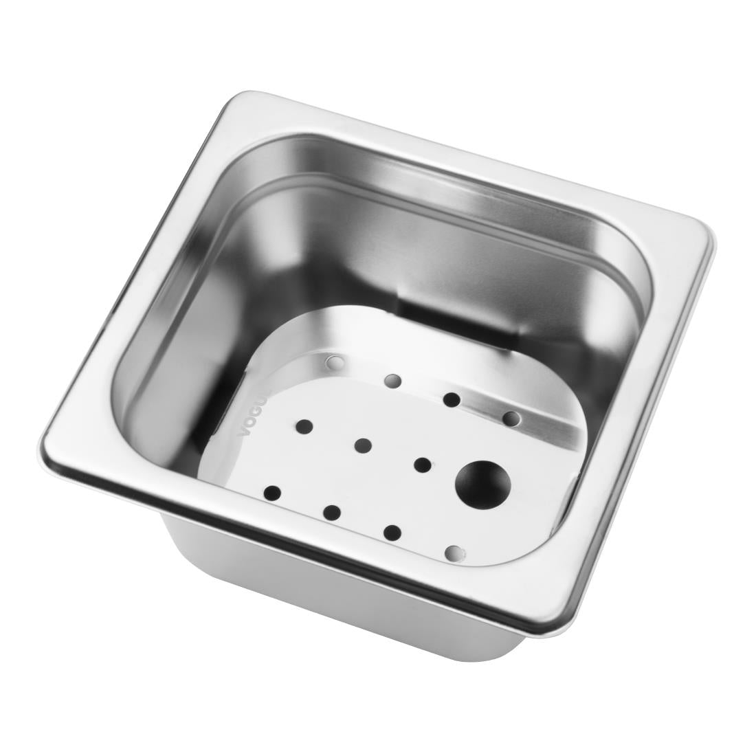 Vogue Stainless Steel GN Drainer Tray for GN 1/6 • PAS-FU270