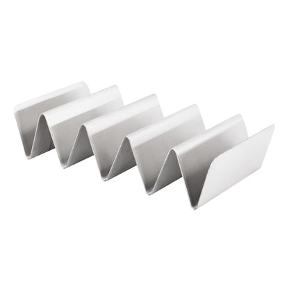 Olympia Stainless Steel Taco Holder (220(L)x115(W)x52(H)mm. Holds 4 tacos) • PAS-FU282