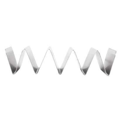 Olympia Stainless Steel Taco Holder (220(L)x115(W)x52(H)mm. Holds 4 tacos) • PAS-FU282