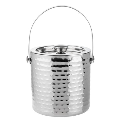 Olympia Hammered Double Wall Ice Bucket 1550ml (150(Ø)x153(H)mm/5 9/10"x 6") • PAS-FU285