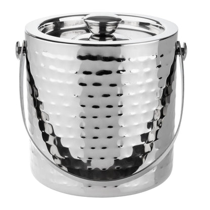 Olympia Hammered Double Wall Ice Bucket 1550ml (150(Ø)x153(H)mm/5 9/10"x 6") • PAS-FU285