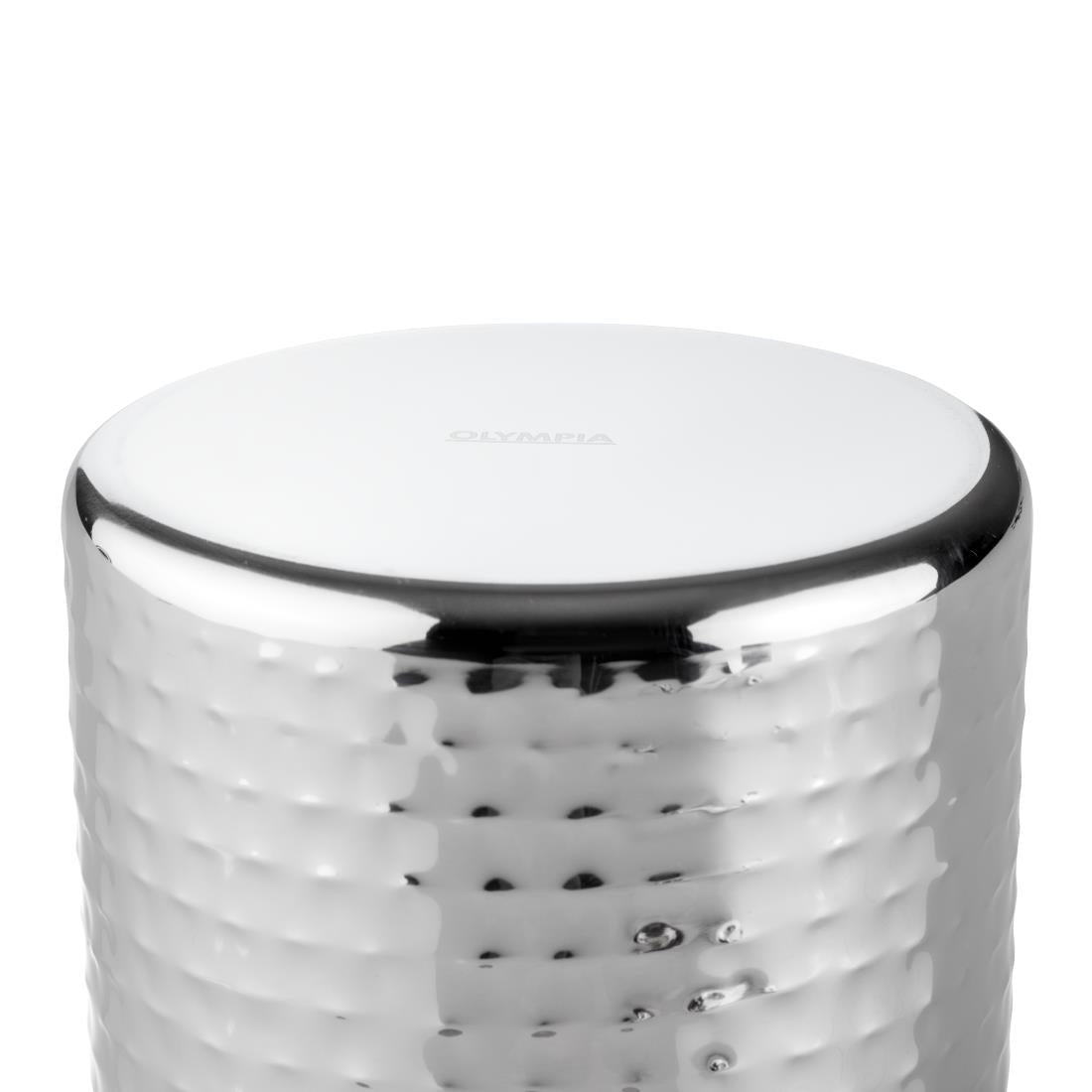 Olympia Hammered Double Wall Ice Bucket 1550ml (150(Ø)x153(H)mm/5 9/10"x 6") • PAS-FU285