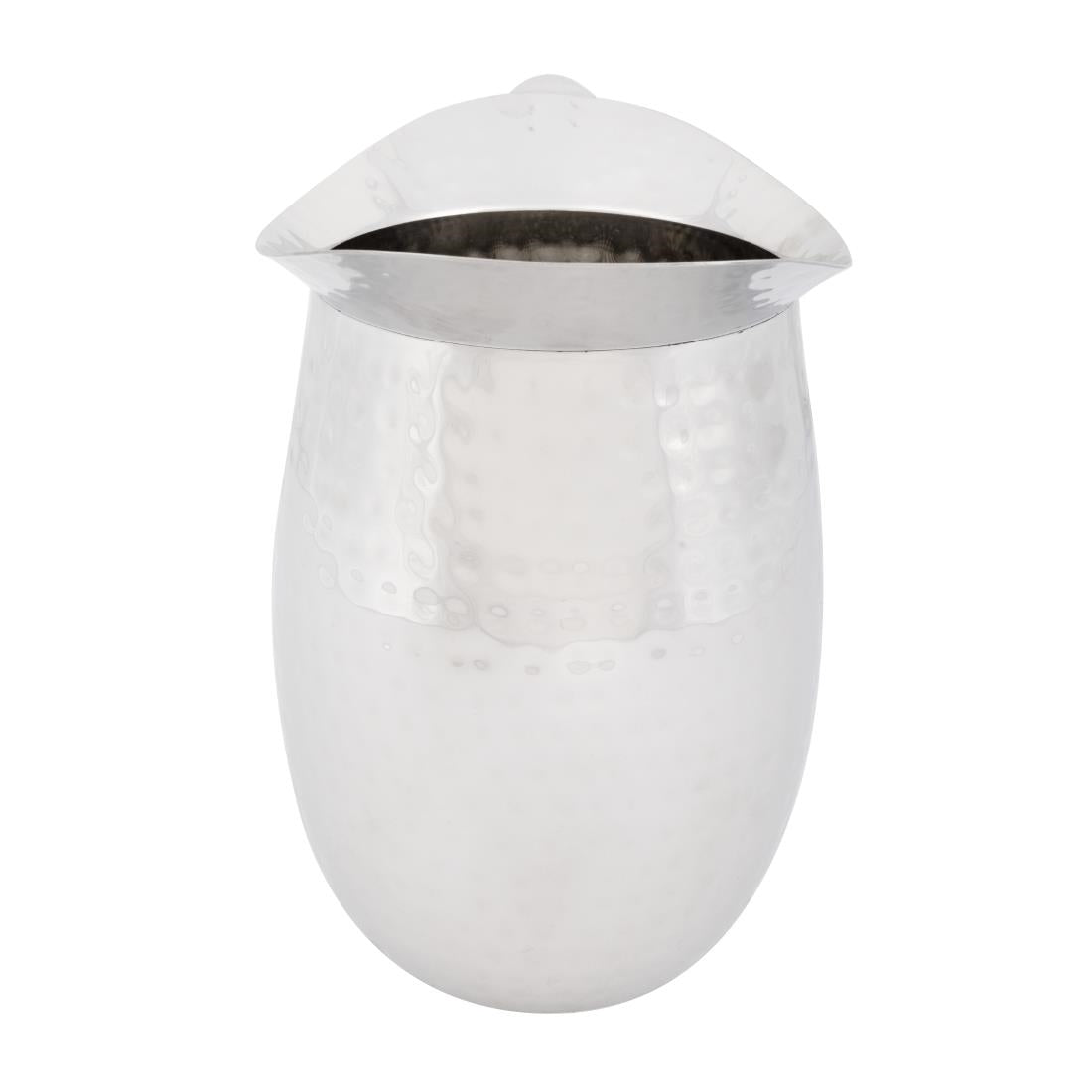 Olympia Hammered Pitcher 2Ltr (Capacity: 2Ltr/67 2/3oz. Size: 170(L)x135(W)x200(H)mm) • PAS-FU286