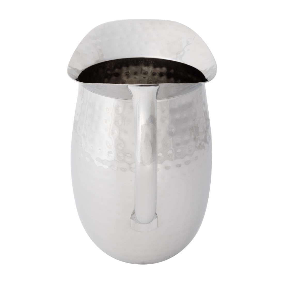 Olympia Hammered Pitcher 2Ltr (Capacity: 2Ltr/67 2/3oz. Size: 170(L)x135(W)x200(H)mm) • PAS-FU286