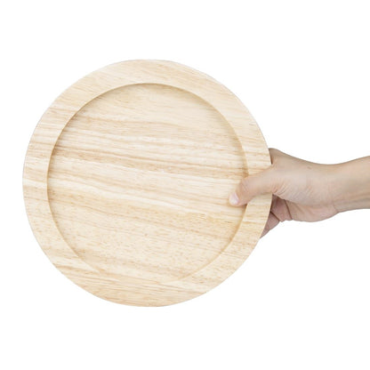 Olympia Hevea Board for Cast Iron Round Eared Dish 235mm (FW816) (For Olympia dish - FW816 | 235(Ø)x19(H)mm) • PAS-FU294
