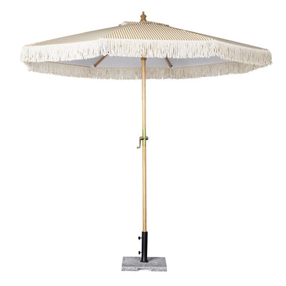 Bolero Sicily Round Striped Umbrella 2.5m Diameter • PAS-FU508