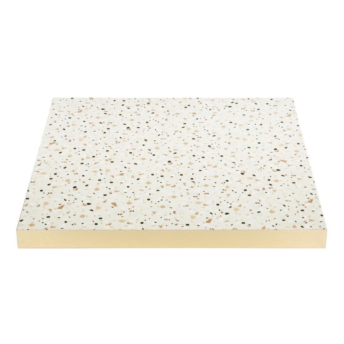 Bolero Terrazzo Style Square Table Top 700x700mm • PAS-FU519