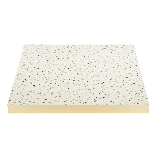 Bolero Terrazzo Style Square Table Top 700x700mm • PAS-FU519