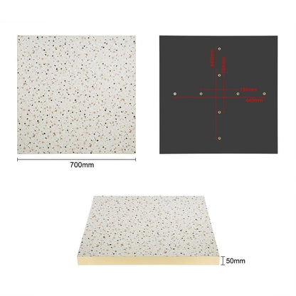 Bolero Terrazzo Style Square Table Top 700x700mm • PAS-FU519