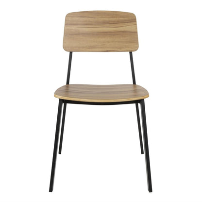 Bolero Beaufort Wooden Interior Dining Chairs (2 Pack) (820(H)x560(W)x510(D)mm / 32.2x22x20" | Pack Quantity: 2) • PAS-FU524