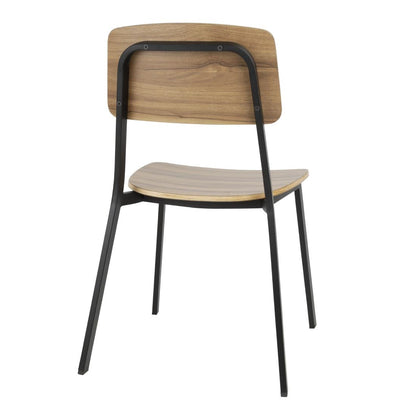 Bolero Beaufort Wooden Interior Dining Chairs (2 Pack) (820(H)x560(W)x510(D)mm / 32.2x22x20" | Pack Quantity: 2) • PAS-FU524