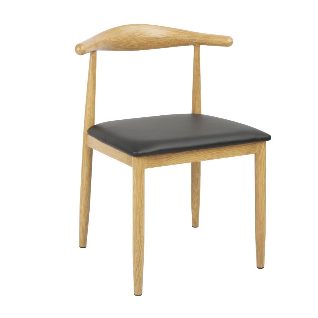 Bolero Camden Padded Interior Chairs (2 Pack) (Pack Quantity: 2) • PAS-FU529