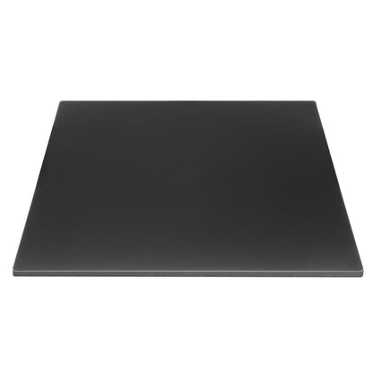 Bolero Matte Black Square Outdoor Table Top 700mm • PAS-FU530