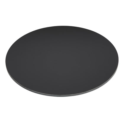 Bolero Matte Black Round Outdoor Table Top 600mm (600x(Ø)x12.5(D)mm) • PAS-FU531