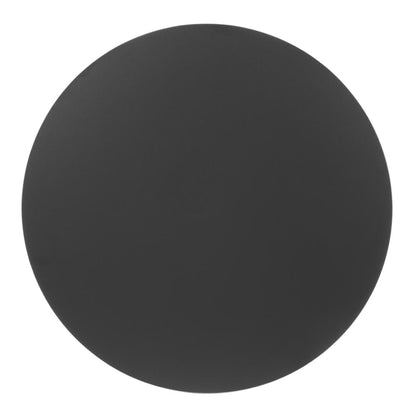 Bolero Matte Black Round Outdoor Table Top 600mm • PAS-FU531
