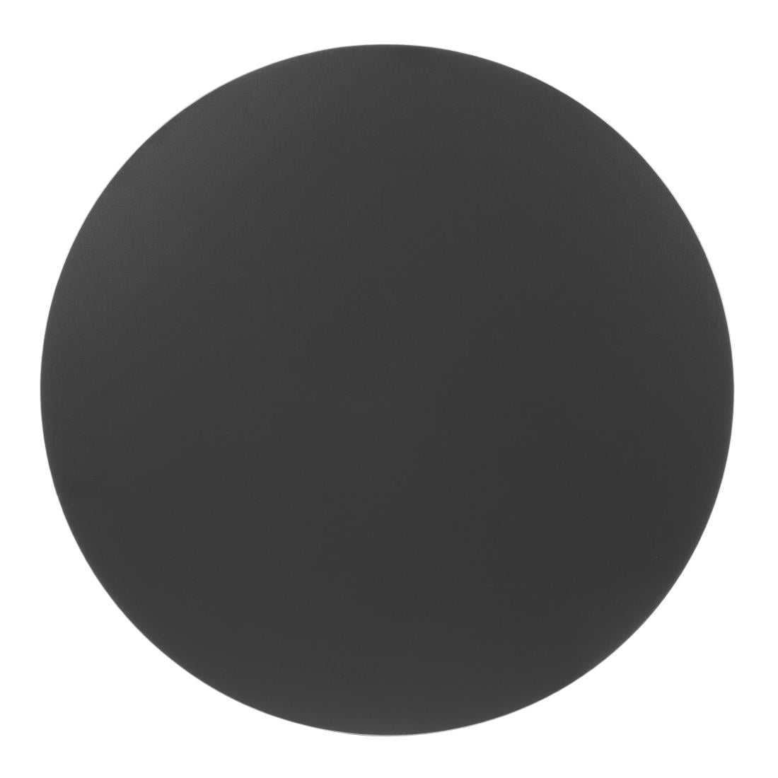 Bolero Matte Black Round Outdoor Table Top 600mm (600x(Ø)x12.5(D)mm) • PAS-FU531