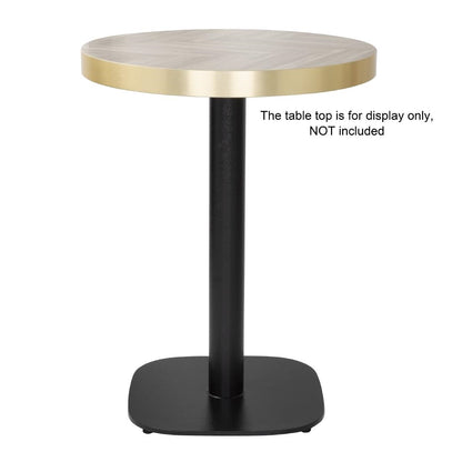 Bolero Black Cast Iron Table Base 720x420mm (720(H)x420(Ø)mm) • PAS-FU546