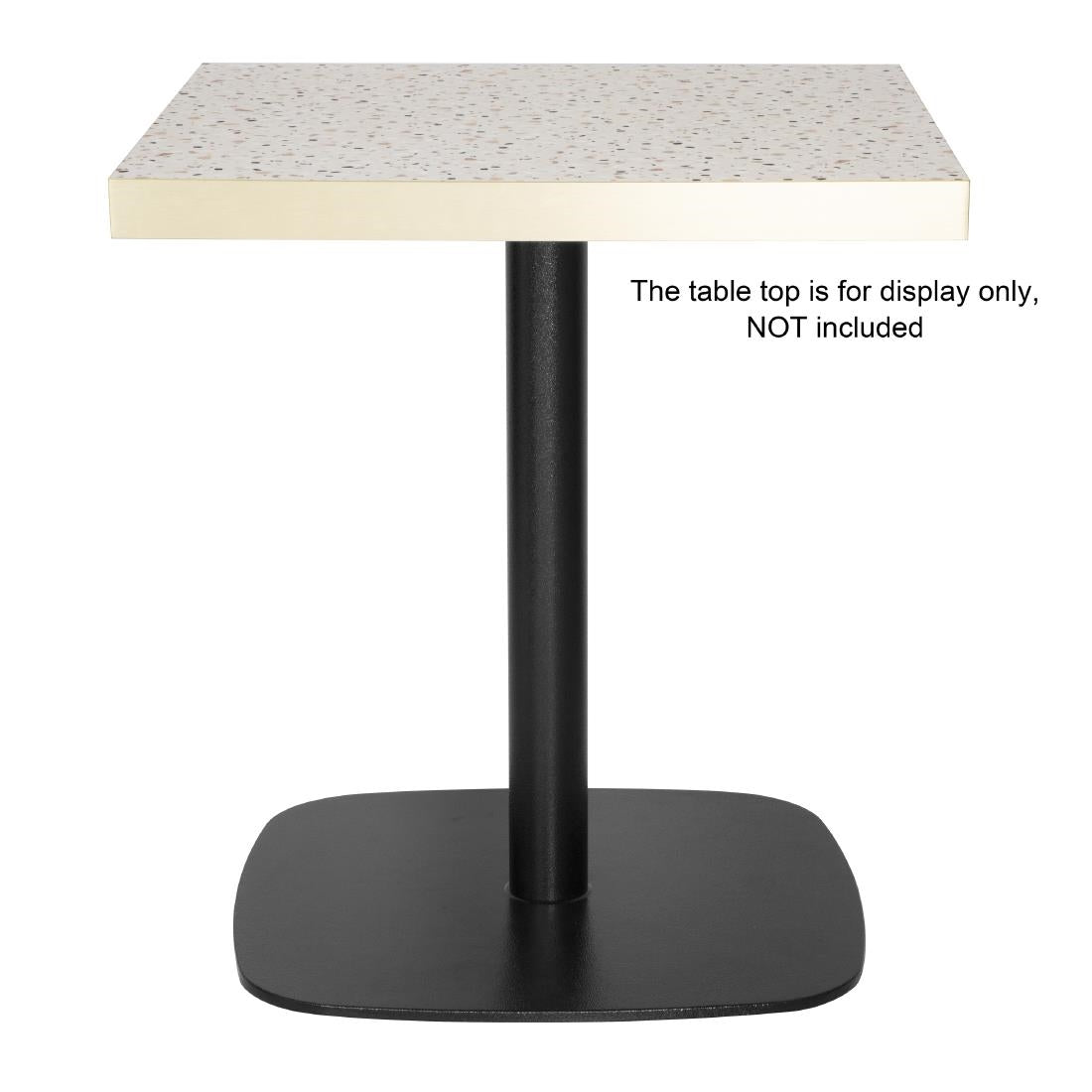 Bolero Black Cast Iron Table Base 720x600mm (720(H)x600(Ø)mm) • PAS-FU547