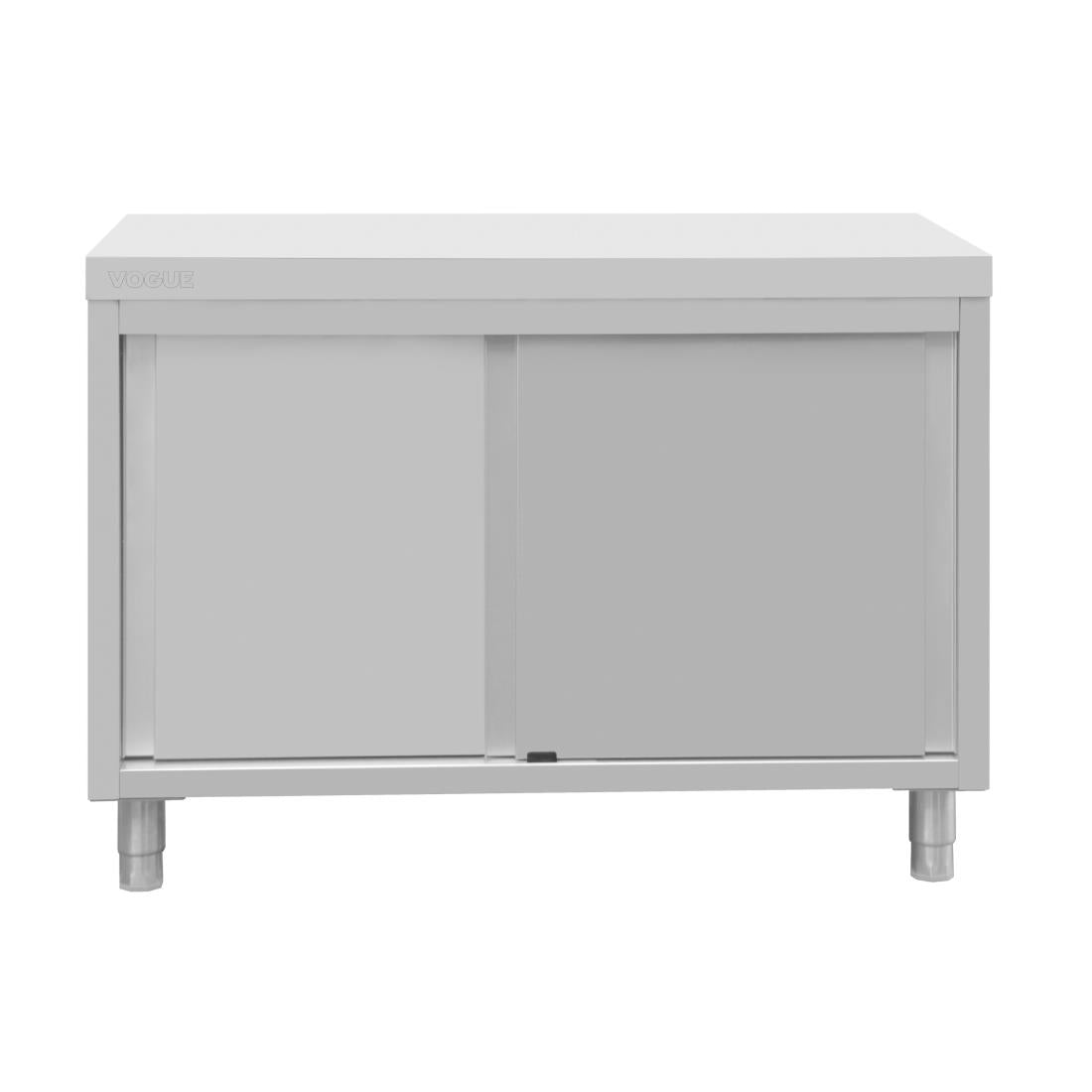 Vogue Standing Floor Cupboard Stainless Steel - 900x1200x600mm (900x1200x600mm) • PAS-FU585