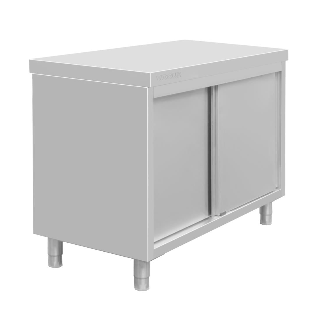 Vogue Standing Floor Cupboard Stainless Steel - 900x1200x600mm (900x1200x600mm) • PAS-FU585