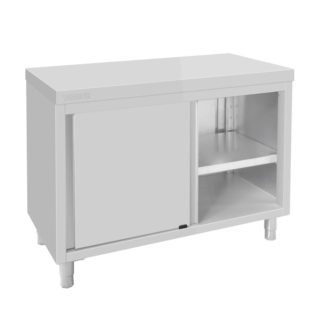 Vogue Standing Floor Cupboard Stainless Steel - 900x1200x600mm (900x1200x600mm) • PAS-FU585