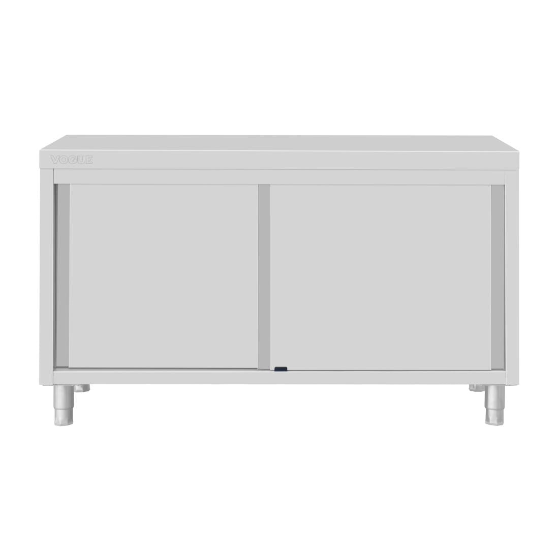 Vogue Standing Floor Cupboard Stainless Steel - 900x1500x600mm (900(H)x1500(W)x600(D)mm | Material: Stainless Steel) • PAS-FU586