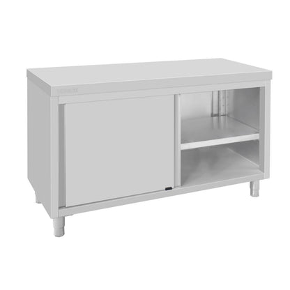Vogue Standing Floor Cupboard Stainless Steel - 900x1500x600mm (900(H)x1500(W)x600(D)mm | Material: Stainless Steel) • PAS-FU586
