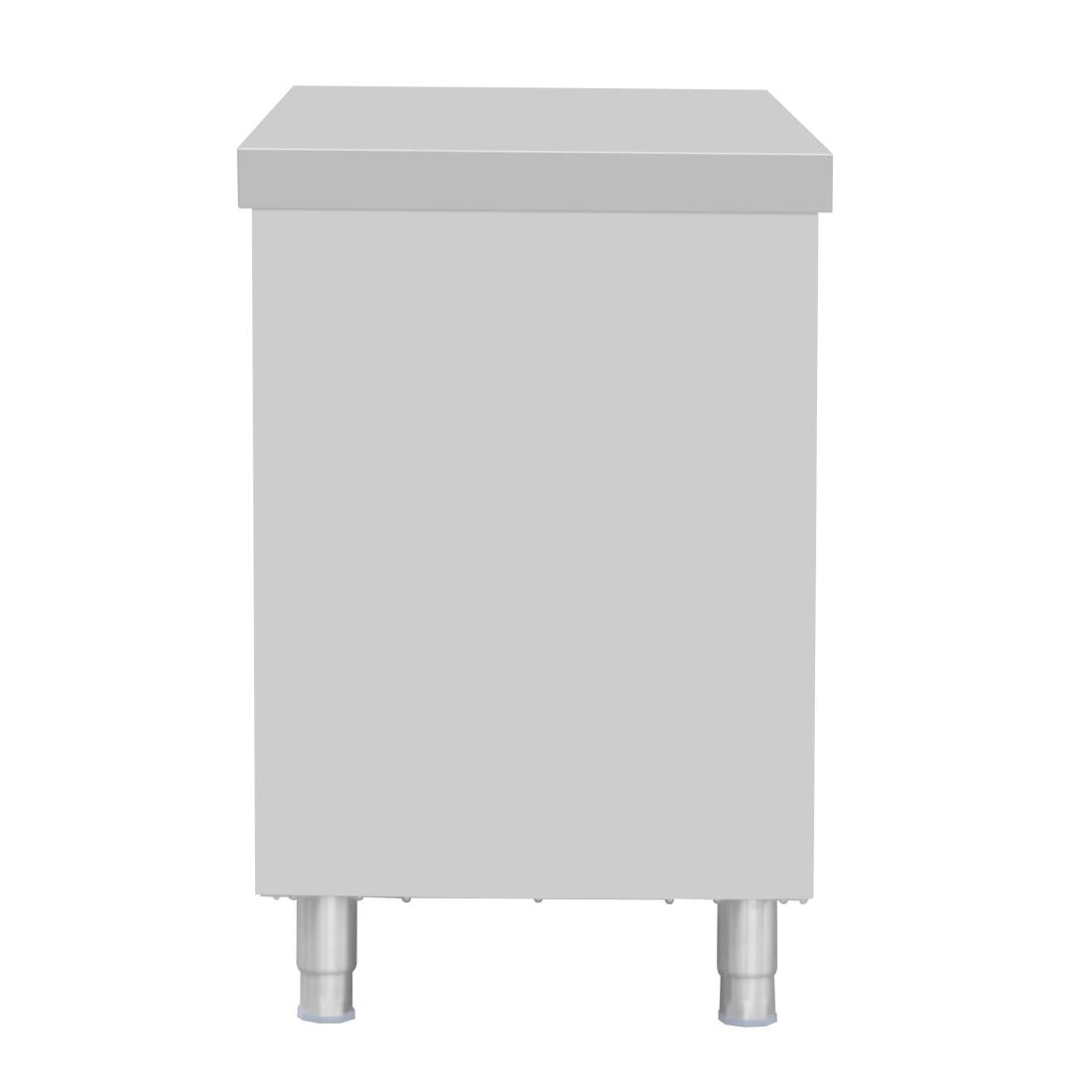 Vogue Standing Floor Cupboard Stainless Steel - 900x1500x600mm (900(H)x1500(W)x600(D)mm | Material: Stainless Steel) • PAS-FU586