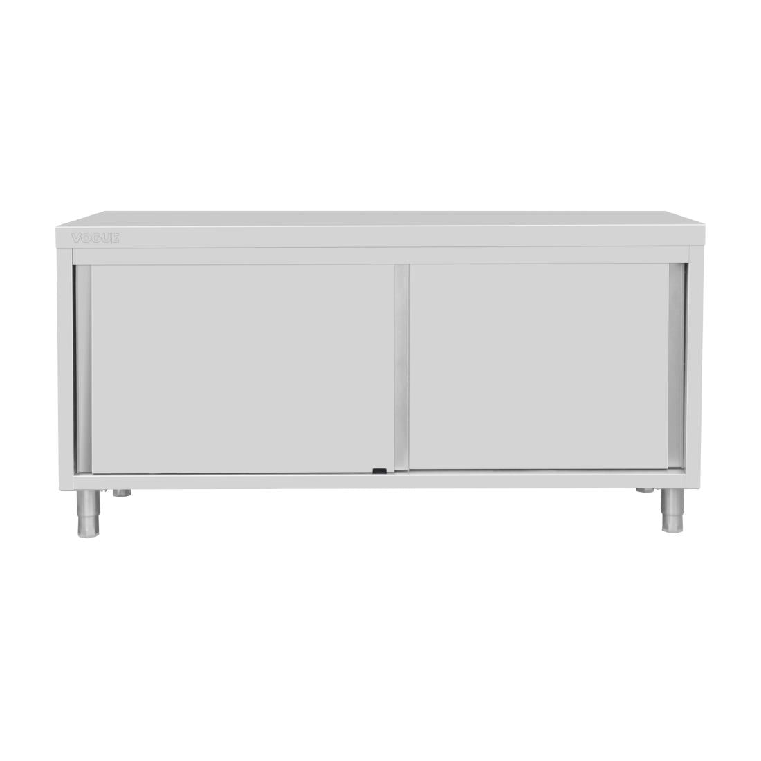 Vogue Standing Floor Cupboard Stainless Steel - 900x1800x600mm (900(H)x1800(W)x600(D)mm | Material: Stainless Steel) • PAS-FU587