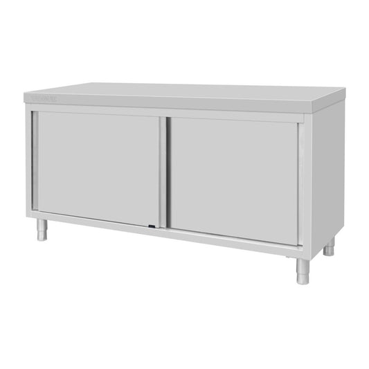 Vogue Standing Floor Cupboard Stainless Steel - 900x1800x600mm (900(H)x1800(W)x600(D)mm | Material: Stainless Steel) • PAS-FU587