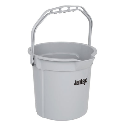 Jantex Grey Graduated Bucket with Pouring Lip 14Ltr • PAS-FU589