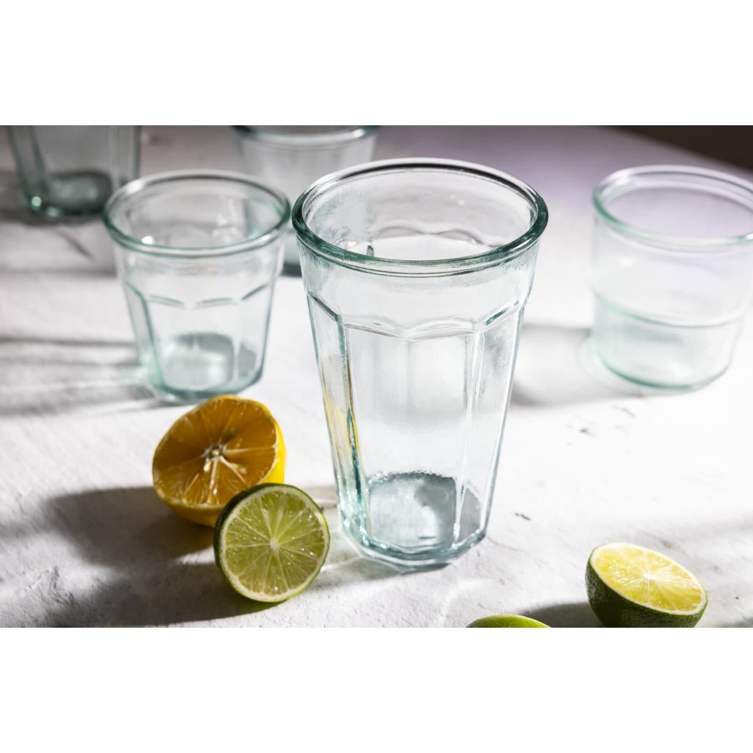 Olympia Recycled Glass Orleans Tumblers 500ml (6 Pack) • PAS-FU591