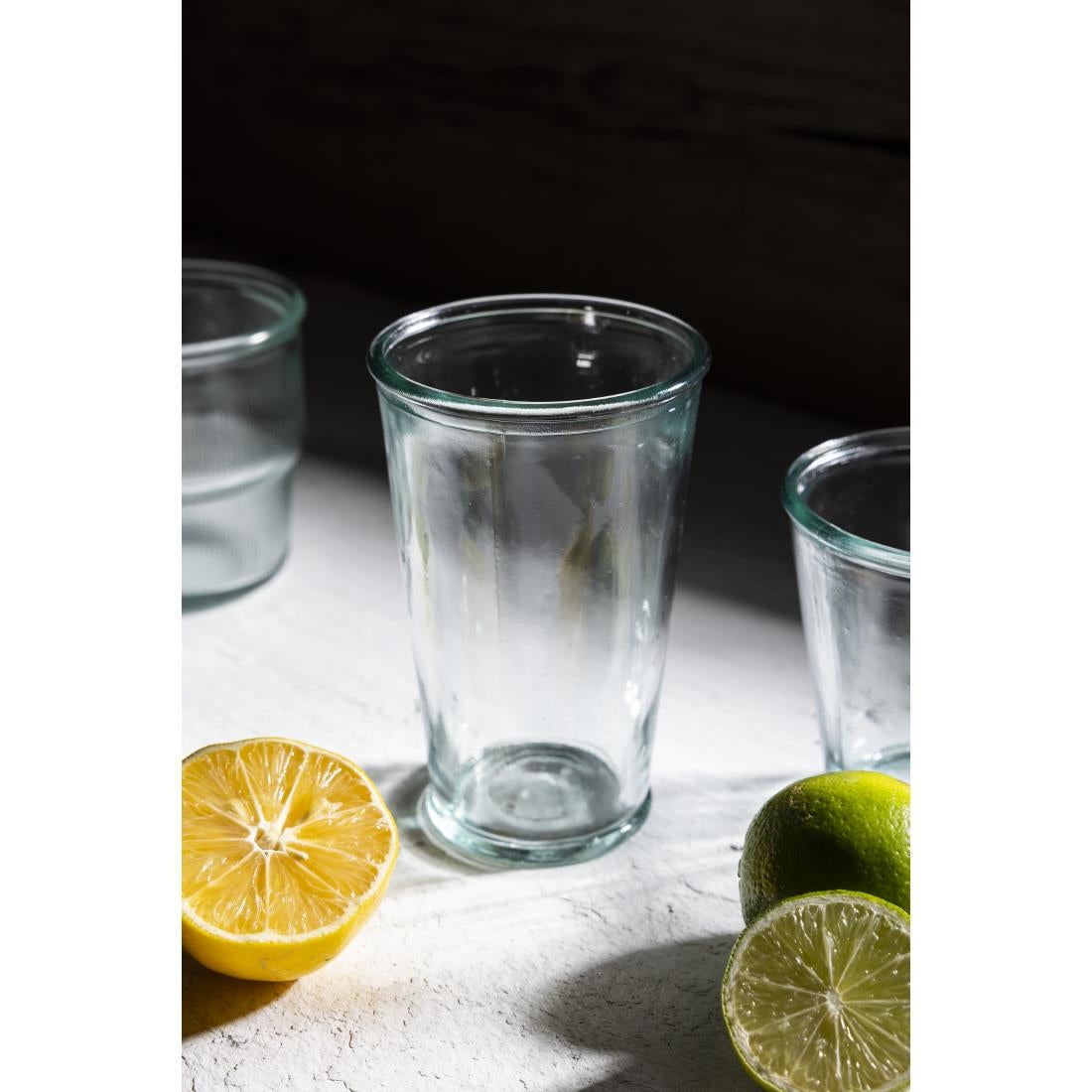 Olympia Recycled Glass Conical Tumblers 300ml (6 Pack) • PAS-FU595