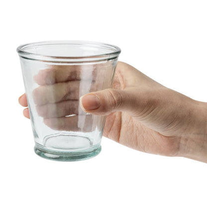 Olympia Recycled Glass Conical Tumblers 220ml (6 Pack) • PAS-FU596