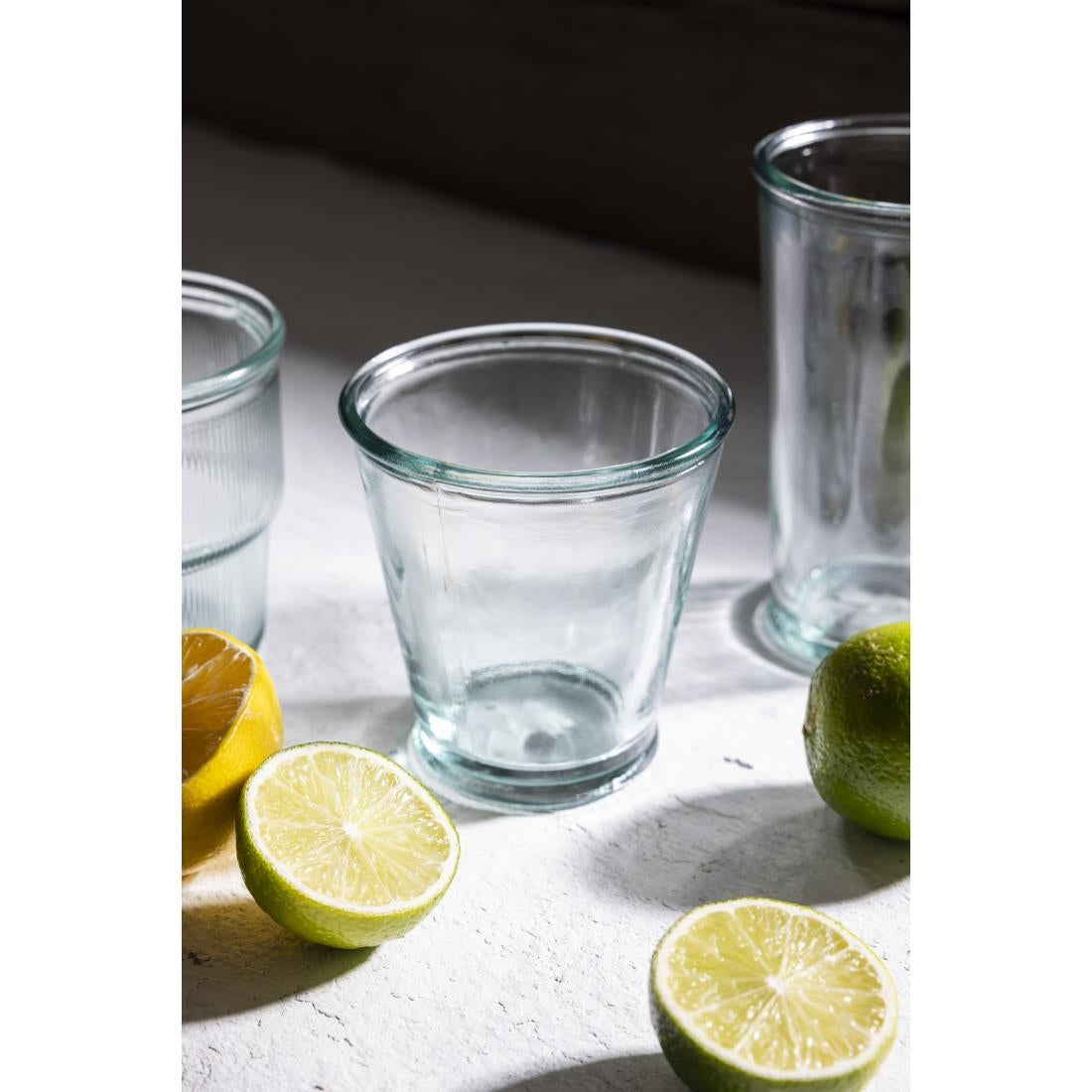Olympia Recycled Glass Conical Tumblers 220ml (6 Pack) • PAS-FU596