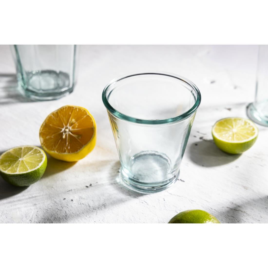 Olympia Recycled Glass Conical Tumblers 220ml (6 Pack) • PAS-FU596