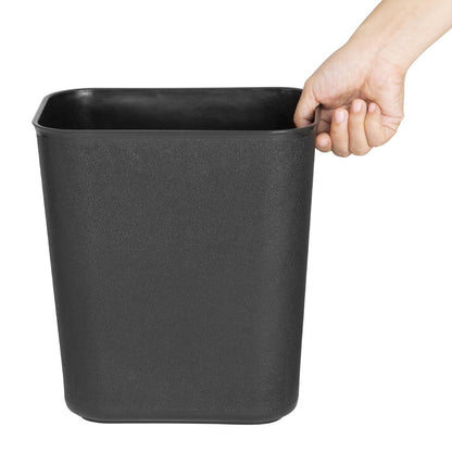 Bolero Bin Black 8Ltr (Material: Polypropylene | 265(H)x240(W)x165(D)mm) • PAS-FU598