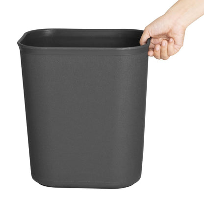 Bolero Bin Black 14Ltr (Material: Polypropylene | 315(H)x275(W)x210(D)mm) • PAS-FU599