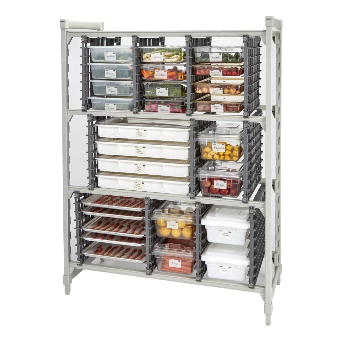 Cambro Universal Storage Rack Add-On Kit for Basics Plus Shelving 530mm Deep • PAS-FU686