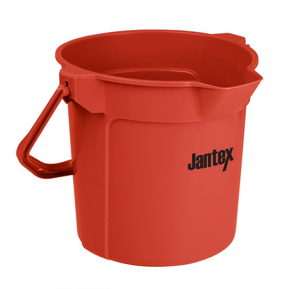 Jantex Red Graduated Bucket with Pouring Lip 10Ltr • PAS-FU832