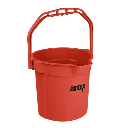 Jantex Red Graduated Bucket with Pouring Lip 10ltr • PAS-FU832