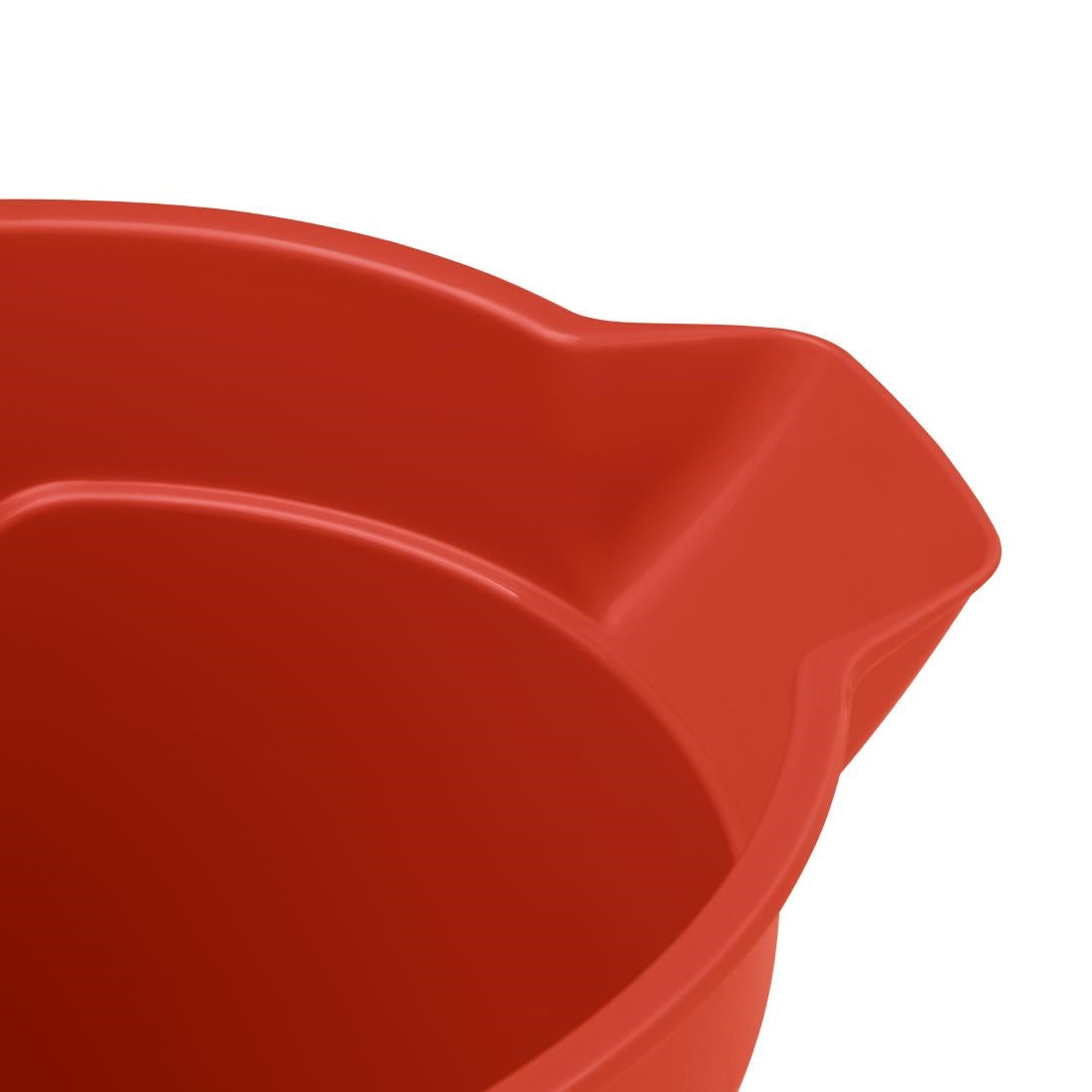 Jantex Red Graduated Bucket with Pouring Lip 10ltr • PAS-FU832