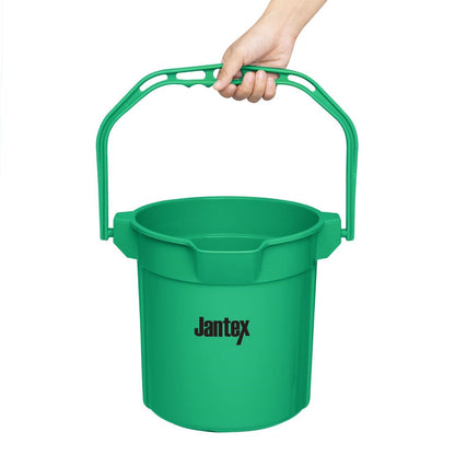 Jantex Green Graduated Bucket with Pouring Lip 10Ltr • PAS-FU833