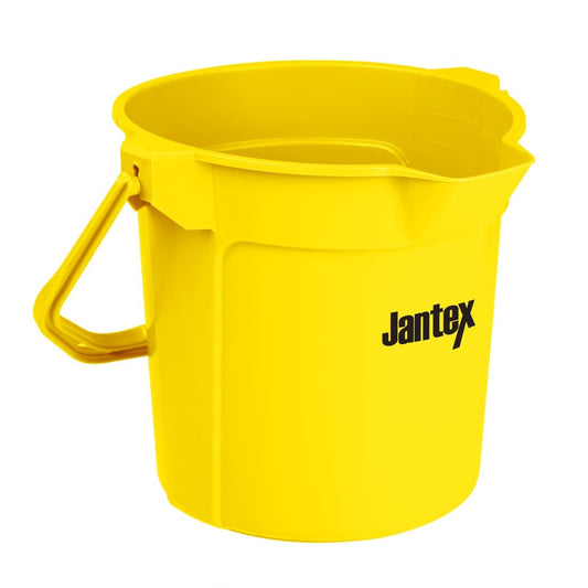 Jantex Yellow Graduated Bucket with Pouring Lip 10Ltr • PAS-FU834