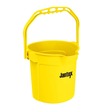 Jantex Yellow Graduated Bucket with Pouring Lip 10ltr • PAS-FU834