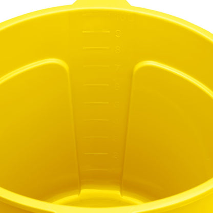Jantex Yellow Graduated Bucket with Pouring Lip 10Ltr • PAS-FU834