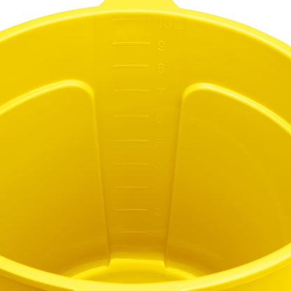 Jantex Yellow Graduated Bucket with Pouring Lip 10ltr • PAS-FU834