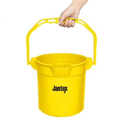 Jantex Yellow Graduated Bucket with Pouring Lip 10Ltr • PAS-FU834