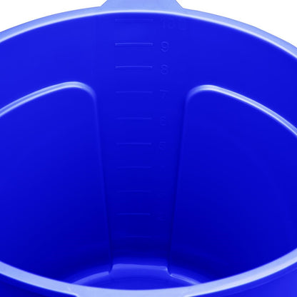 Jantex Blue Graduated Bucket with Pouring Lip 10Ltr • PAS-FU835