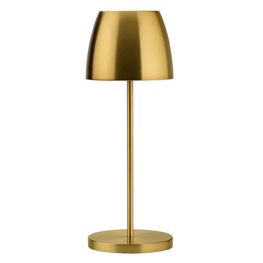Utopia Montserrat LED Cordless Table Lamp Brushed Gold - 100 x 300mm • PAS-JE488